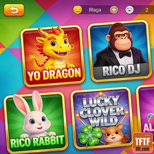 tftf - app exclusivo - Interface do App