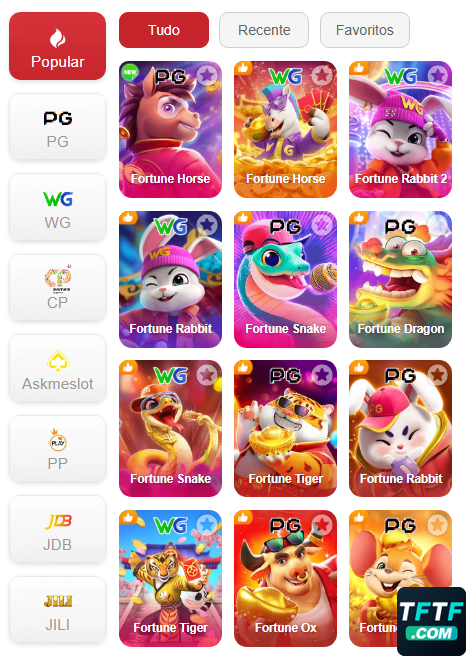 Experiência de Jogos tftf.com